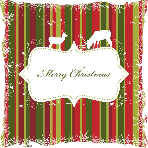 Boże Narodzenie powitanie karta — Wektor stockowy