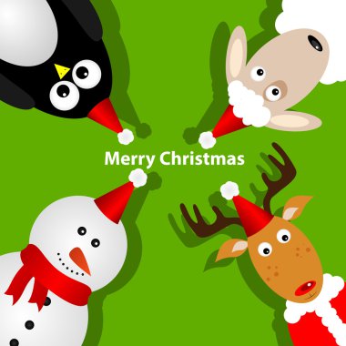 Christmas crad clipart