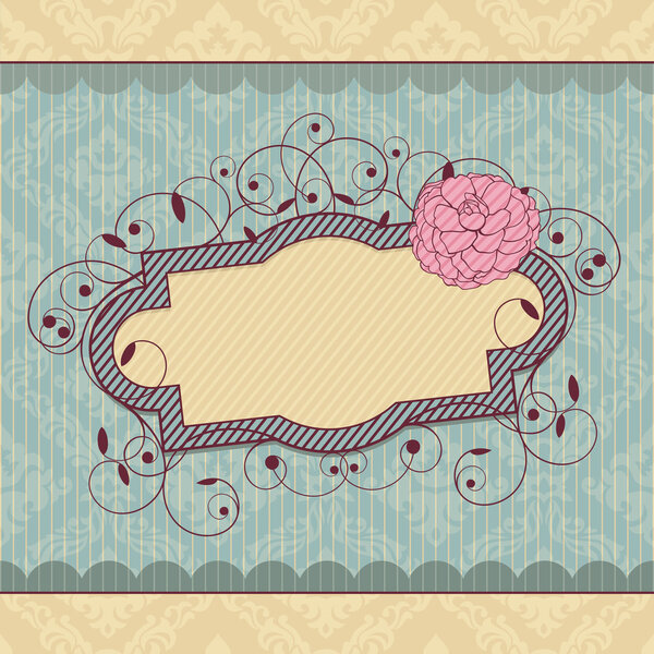 Vector vintage frame