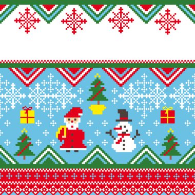 Christmas vector card clipart