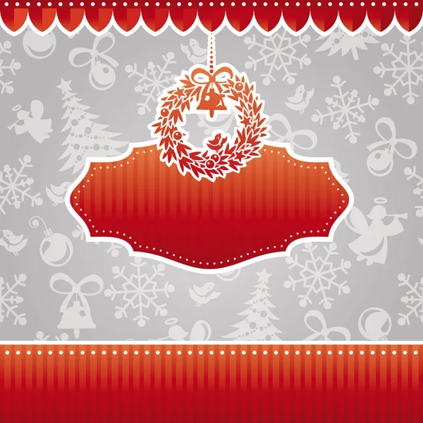 Cadre vectoriel de Noël — Image vectorielle