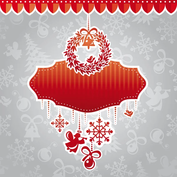 Cadre vectoriel de Noël — Image vectorielle