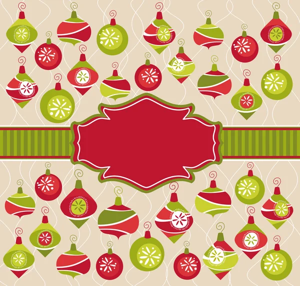 Noël charmant cadre — Image vectorielle