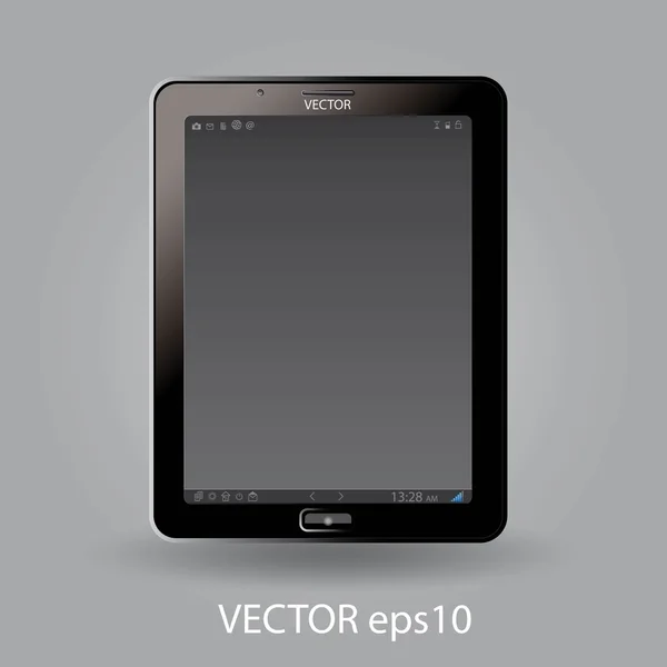 Tablet touchscreen — Vettoriale Stock
