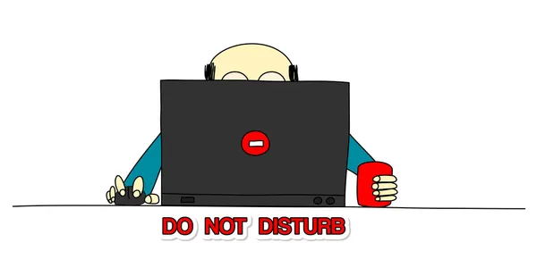Do not disturb — Stock Vector