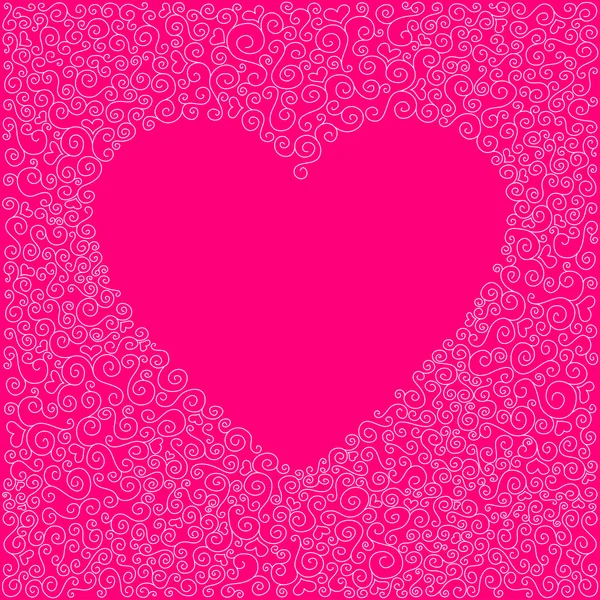 Coeur de caniche — Image vectorielle