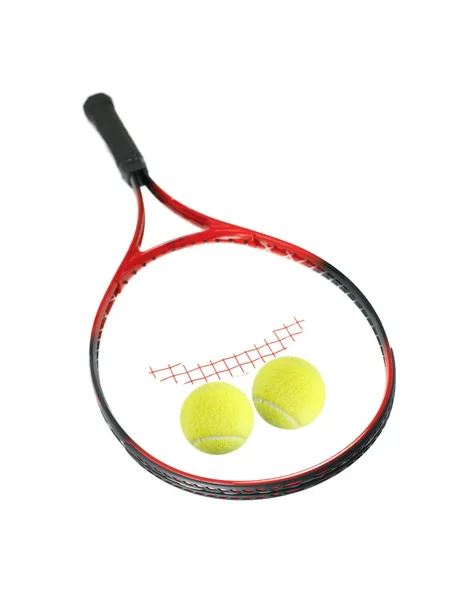 Теннисное оборудование — стоковое фото