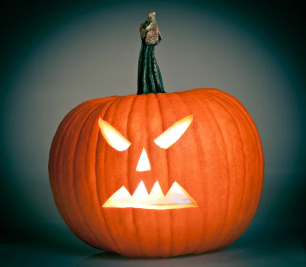 Halloween scary jack'o'lantern pumpkin faces — Stock Photo © mathom ...
