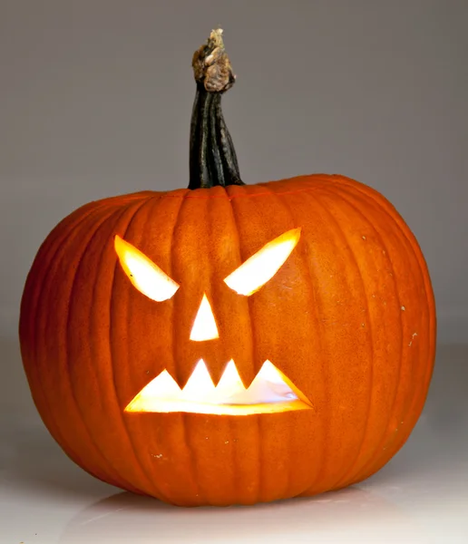Halloween menakutkan wajah labu jack 'olantern — Stok Foto