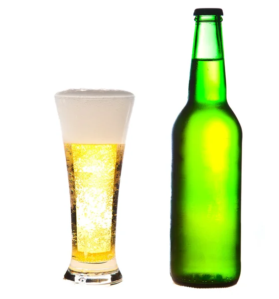 Beer isolated on white — Stock Photo, Image