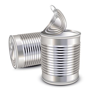 Food tin cans clipart