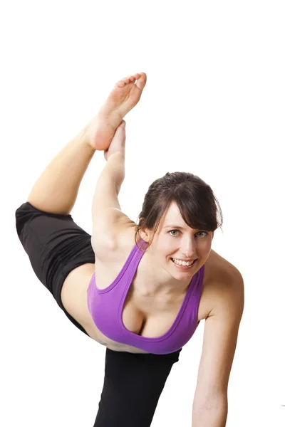 Exercícios Yoga — Fotografia de Stock