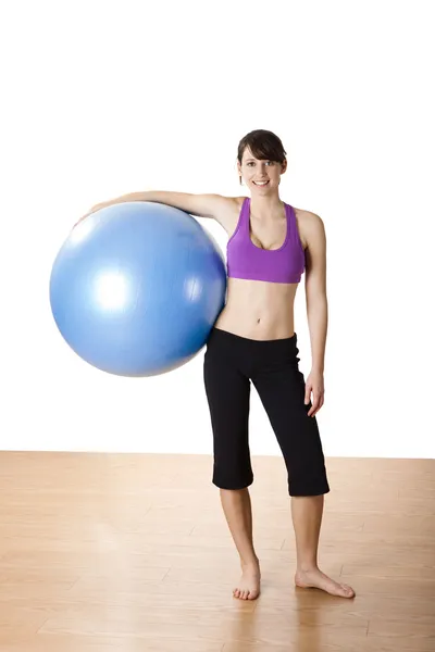 Ball exercises — Stock Photo, Image