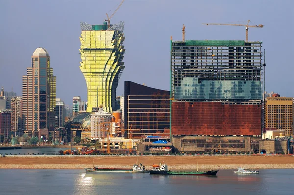 Construcciones de nuevos casinos en Macao — Foto de Stock