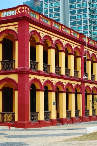 Casa colonial preservada, Macau Imagens De Bancos De Imagens Sem Royalties