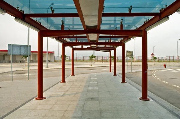 Busshållplats terminal — Stockfoto