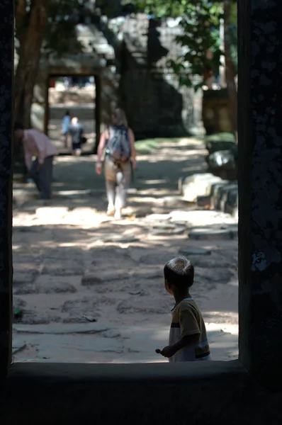 Kamboçya çocuğu — Stok fotoğraf
