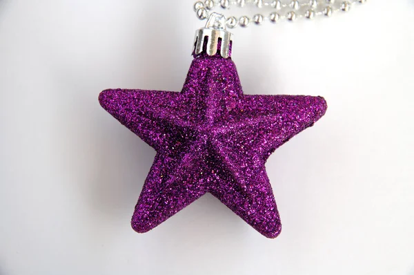 stock image Purple christmas star