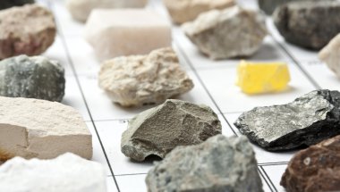 Collection of minerals clipart