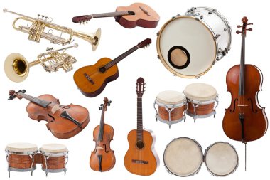 Musical instruments clipart