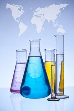 Laboratory glassware clipart