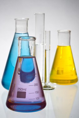 Laboratory glassware clipart