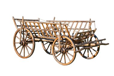 Old decorative cart clipart