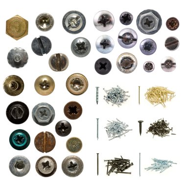 Screws and nails clipart