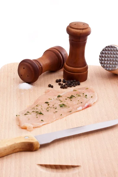 Uncooked chicken breast — Stock Photo, Image