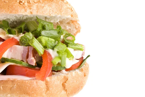 Lezzetli hamburger — Stok fotoğraf