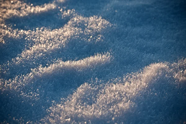 Sněhové krystaly — Stock fotografie