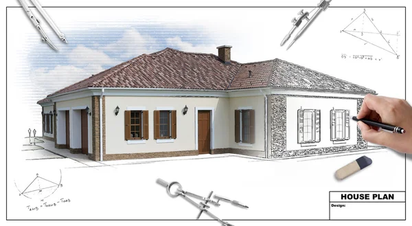 stock image House plan 2