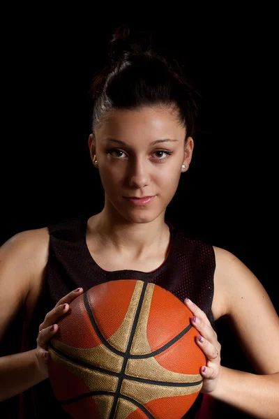 Female basketball — Stock Photo, Image