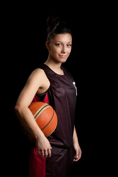 Female basketball — Stock Photo, Image