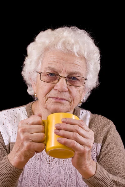Äldre kvinna — Stockfoto