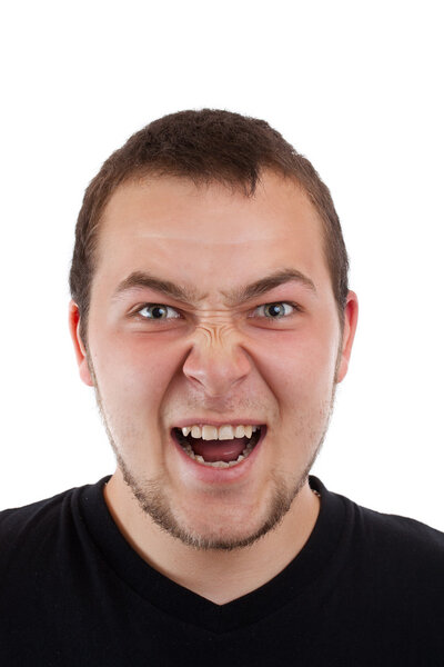Angry man