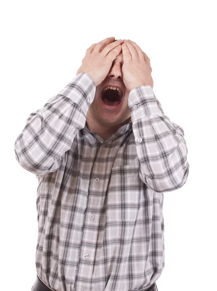Hombre gritando — Foto de Stock