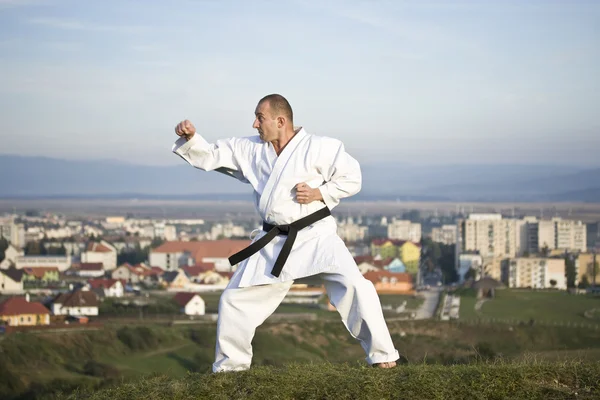 Karate açık — Stok fotoğraf