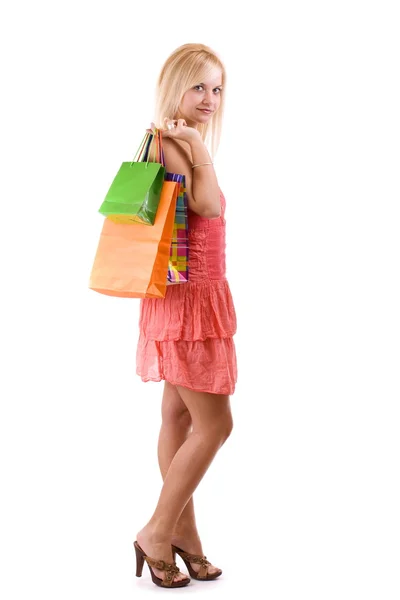 Shopping-Frau — Stockfoto