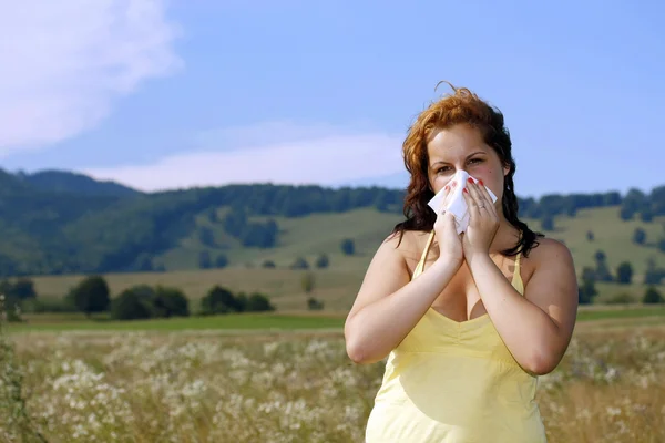 Alergia al polen —  Fotos de Stock