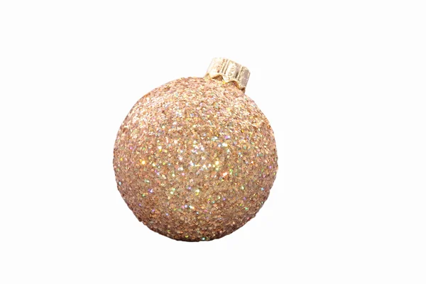 Christmas golden globe — Stock Photo, Image