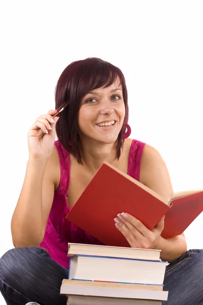 Smiling student woman Royalty Free Stock Photos