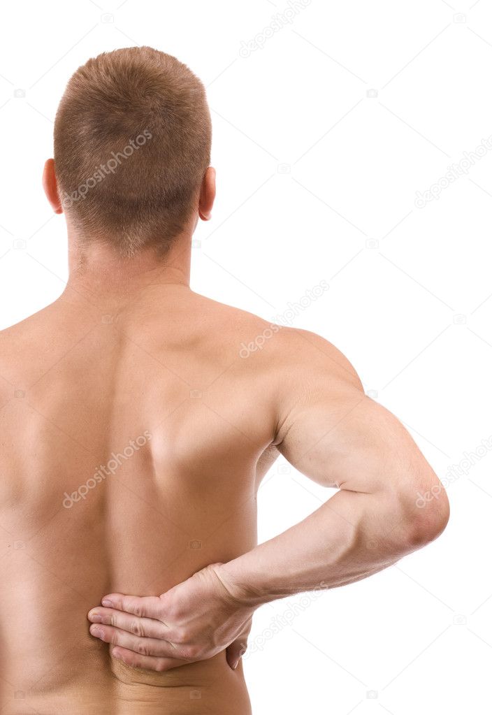 Man with back pain