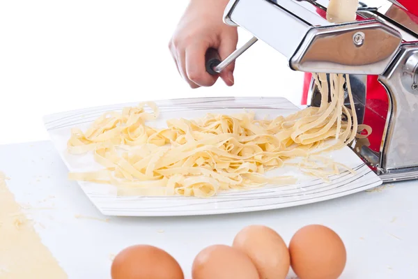 Eenvoudige zelfgemaakte pasta — Stockfoto