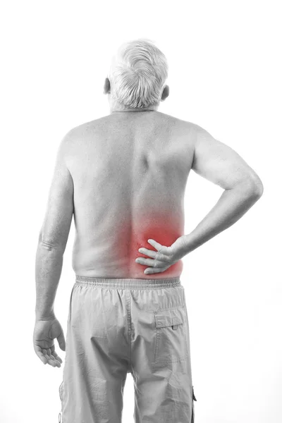 腰痛を持つ男 — ストック写真