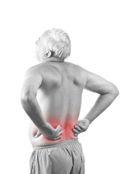 腰痛を持つ男 — ストック写真