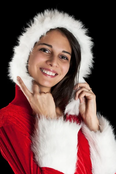 Karácsonyi nő — Stock Fotó