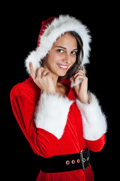 Mulher de Natal — Fotografia de Stock
