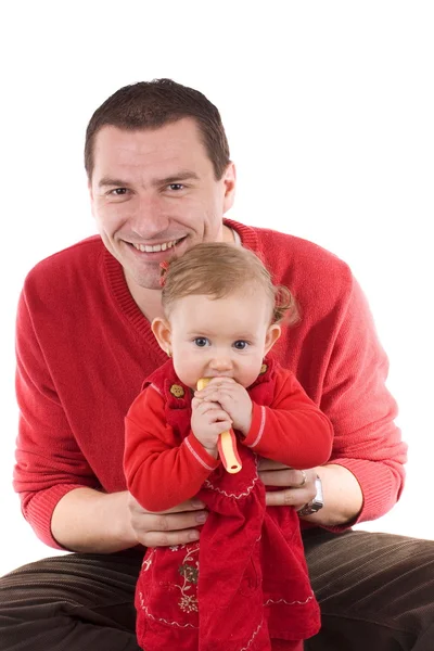 Little girl with father — Stock Photo, Image
