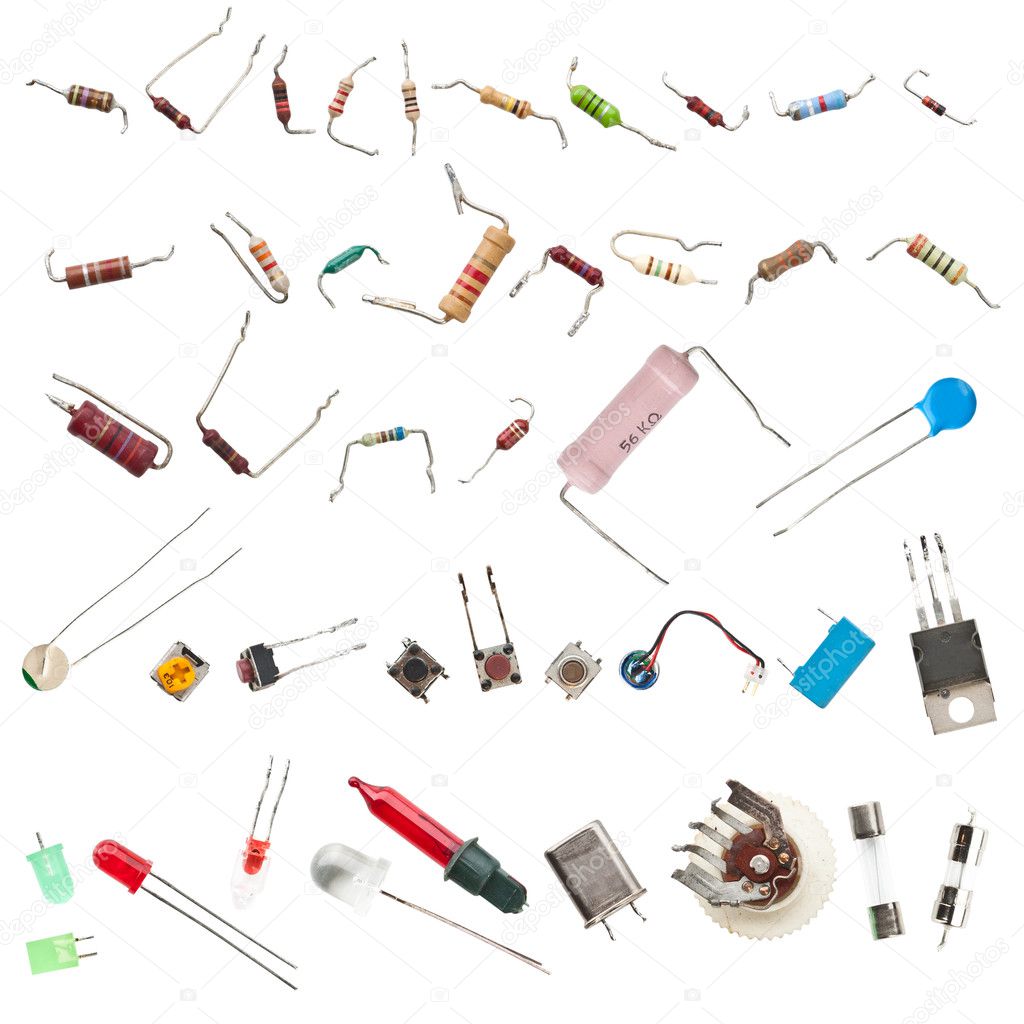 Electronic components Stock Photo by ©grafvision 7515244